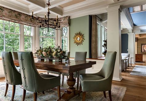 17 Elegant Traditional Dining Room Designs Youll Love Green Dining