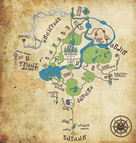 Legend Of Zelda Twilight Princess Map Maps Location