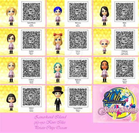 Updated Pg Sailor Moon Mii Collection By Oceansummoner On Deviantart