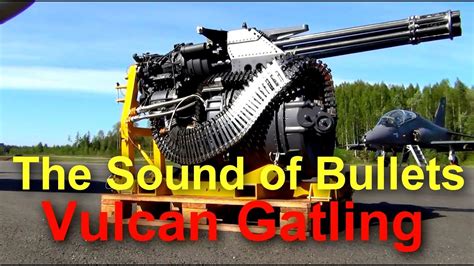 Hornet F18 Gun Vulcan Gatling M61 20 Mm Sound Youtube