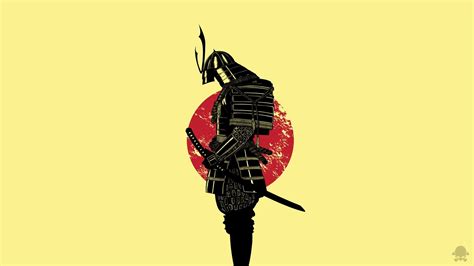 Warrior Cartoon Japan Samurai Wallpapers Hd Desktop