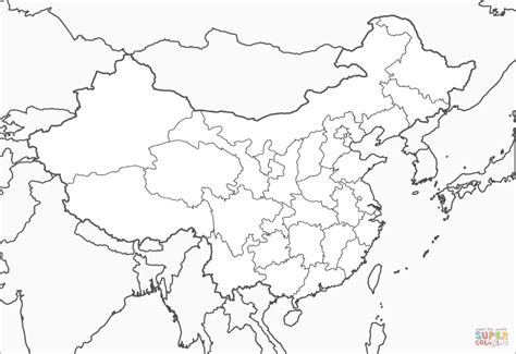 China Map Coloring Page Free Printable Coloring Pages Free Free Nude