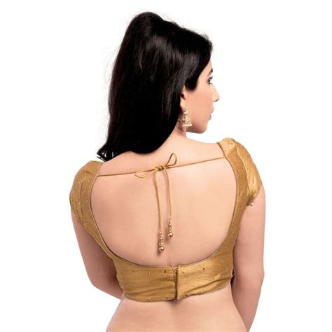 Designer Indian Traditional Dupion Silk Padded Half Sleeves Saree Blouse Choli Ebay