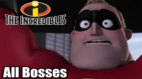 The Incredibles All Bosses YouTube