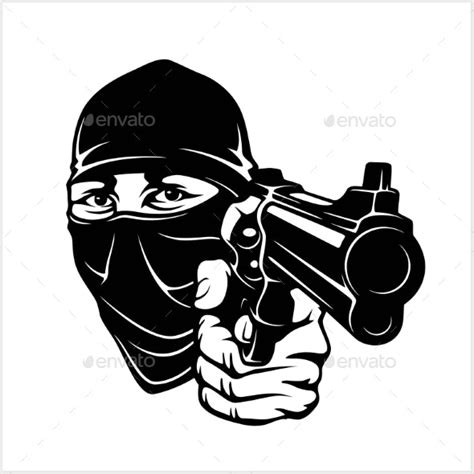 Gangster With A Gun Vectors Graphicriver
