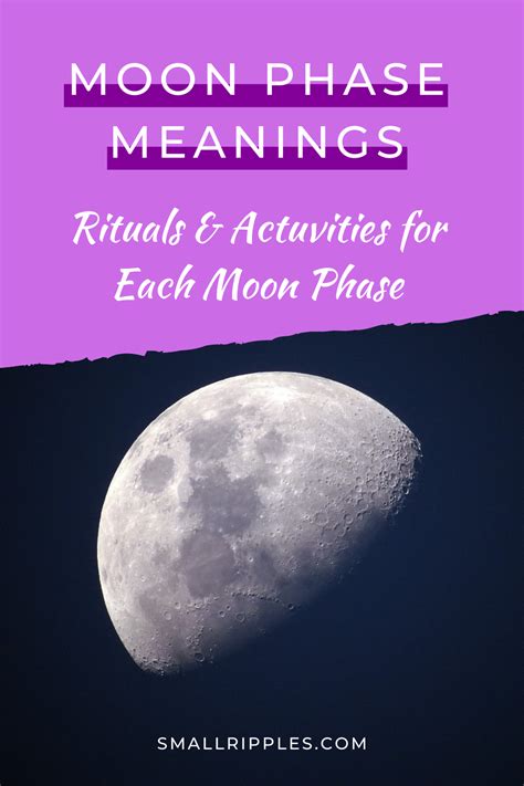 Moon Phase Meanings Rituals And Activities For Each Moon Phase Artofit