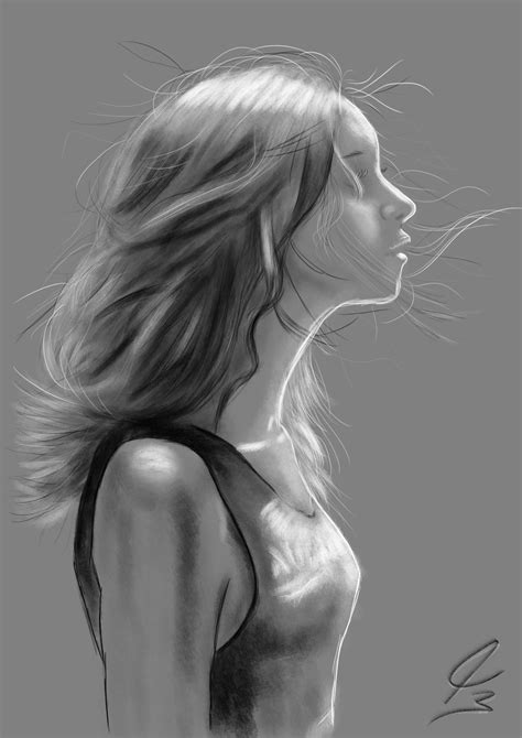 Woman Profile Drawing Female Profile Profile Drawing Drawings