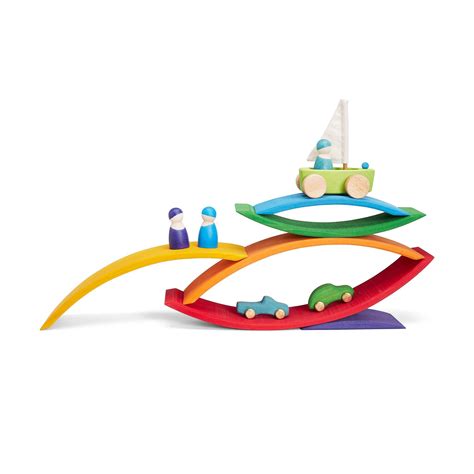 Grimms Rainbow Bridge Coloured One Hundred Toys