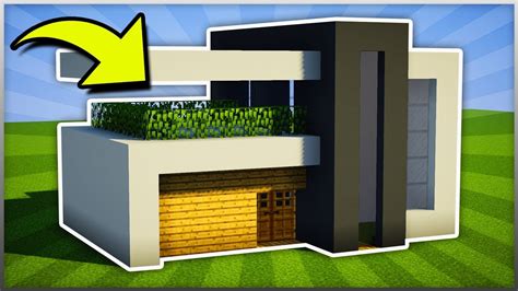 How To Build A Modern House In Minecraft Step By Step Easy Small