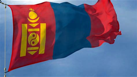 National Anthem And Flag Of Mongolia Youtube