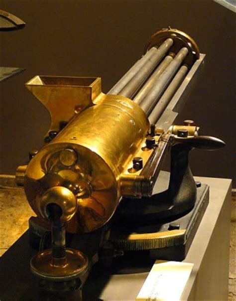 Gatling received the first of his 10 patents for the famous gun that etched his name into history forever. Gatling Gun Feeding Mechanisms - Forgotten Weapons