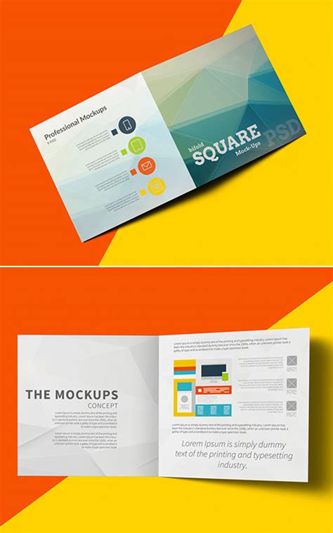 33 imaginative examples of square brochure designs naldz graphics