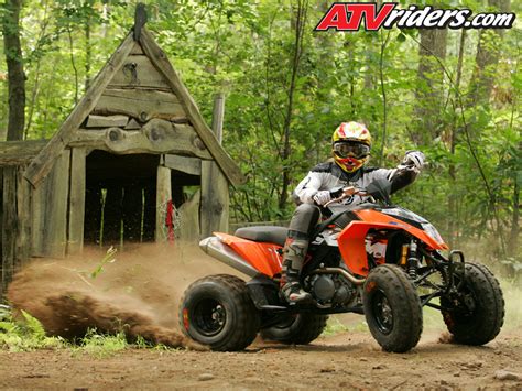Clearly, these machines are meant to be raced, and the xc models perform best when ridden hard. ATV Sport Racing: KTM 450XC 525 XC Review