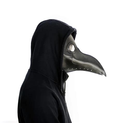 Plague Doctor Mask Black Death Halloween Krankheit Masks Steampunk Pu