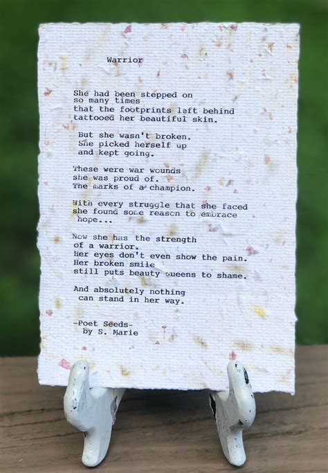 Inspirational Poem For Her Female Empowerment Poem About Etsy