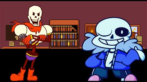 Friday Night Funkin Papyrus And Playable Sans Mods Youtube
