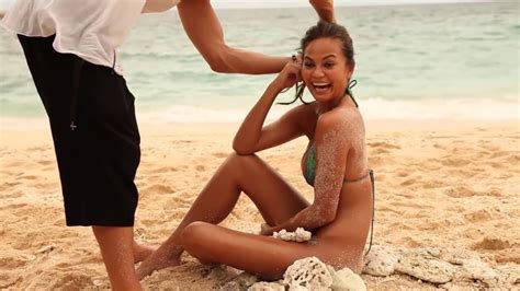 Chrissy Teigen Goes Completely Bare In The Philippines Outtakes