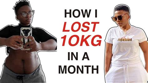 How I Lost 10kg In One Month Weight Lose Journey Youtube