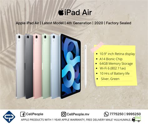 Apple Ipad Air109 In Wi Fi64gbspace Gray Latest Model4th