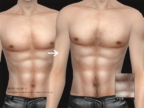 Sims 4 Ccs The Best Body Hair By S Club Sims 4 Ccs