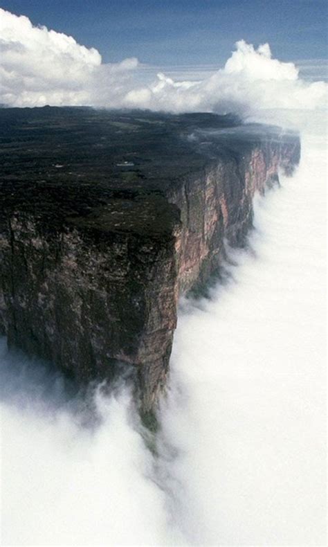 Landscape Mount Roraima Mist Venezuela Wallpapers Hd Desktop