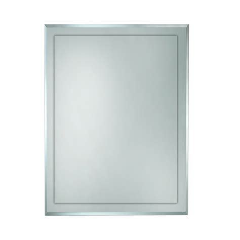 600 X 750mm Bathroom Mirror Bevelled Edge Hung Vertical Or Horizontal