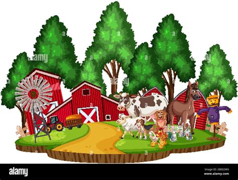 Farmyard Barn Cartoon Hi Res Stock Photography And Images Alamy