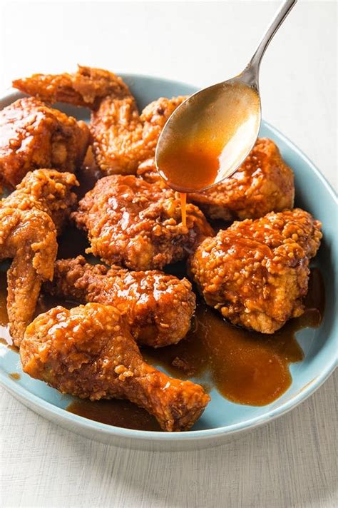 Frying chicken, skinned, quartered, cuisine: America's Test Kitchen gets extra crunchy with dipped ...