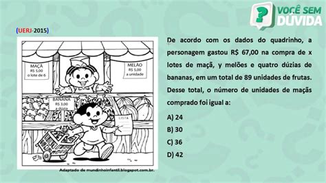 De Acordo Com Os Dados Do Quadrinho A Personagem