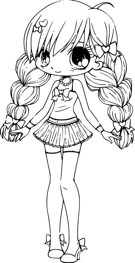 Best Free Printable Anime Girls Coloring Pages