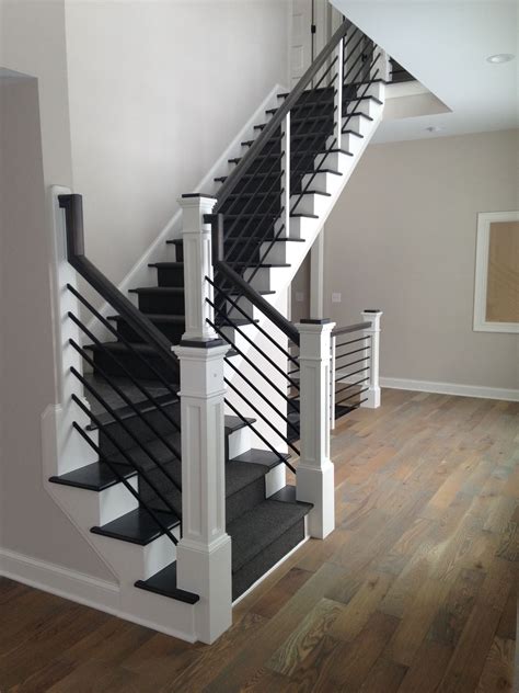 Get quick & free shipping. These Black Stairs Covered With A Charcoal Grey Runner ...
