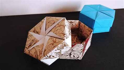 Origami Hexagon Box Youtube