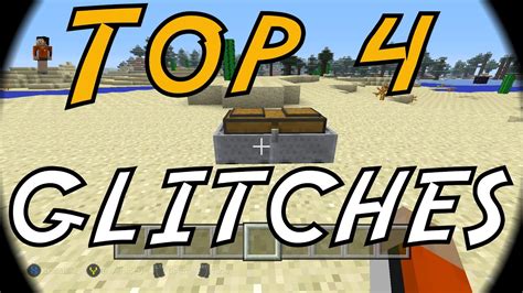 Top 4 Minecraft Glitches Tu38 Tu56 Tutorial Ps4 Xbox One Youtube