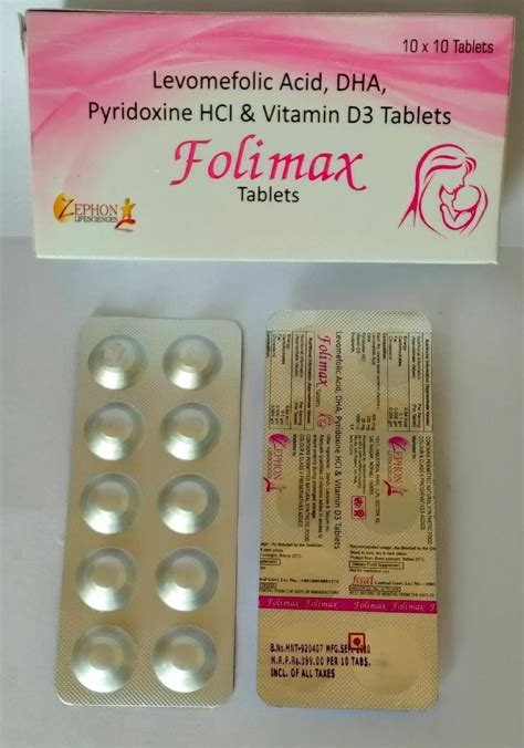 Folimax Tablet Zephon Lifesciences
