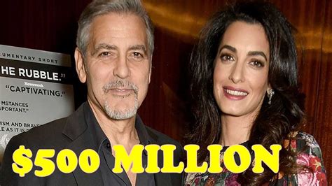 george clooney refuses to share 500 million with amal after divorce youtube