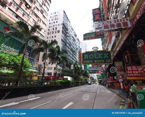 Nathan Road In Tsim Sha Tsui Editorial Image Image 20873930