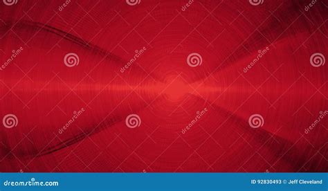 Red Abstract Lines Curves Particles Background Stock Image Image Of