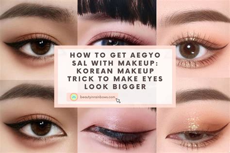 How To Get Aegyo Sal With Makeup Korean Makeup Trick To Make Eyes Look