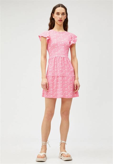 Платье Koton цвет розовый Rtlacm570001 — купить в интернет магазине