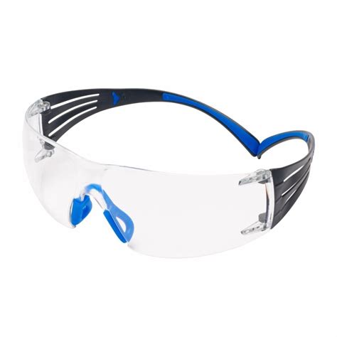 3m™ securefit™ protective eyewear 400 series sf401sgaf blu clear scotchgard™ anti fog lens