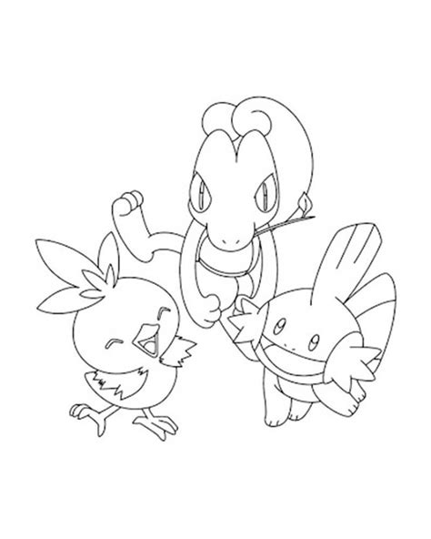 Torchic Coloring Pages - Free Printable Coloring Pages for Kids