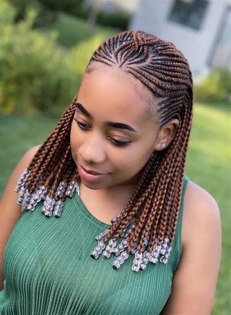 clipkulture beautiful african braids hairstyles with beads