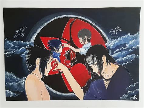 A4 Giclee Print Of My Original Naruto Shippuden Inspired Art Depicting