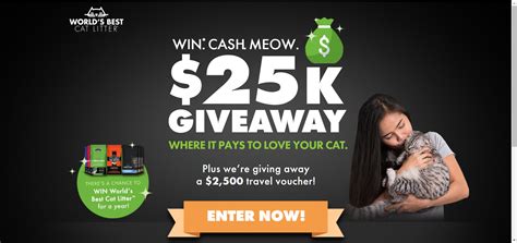 Worlds Best Cat Litter Win Cash Meow 25k Giveaway 1116 Multi18