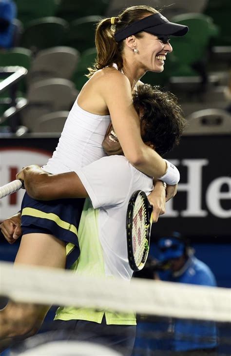 Australian Open 2015 Martina Hingis Rolls Back The Years With Mixed