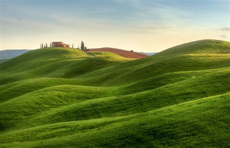Pictures Tuscany Italy Nature Fields Grasslands Grass