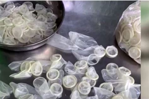 Over Lakh Used Condoms That Were Cleaned And Resold As New Seized By