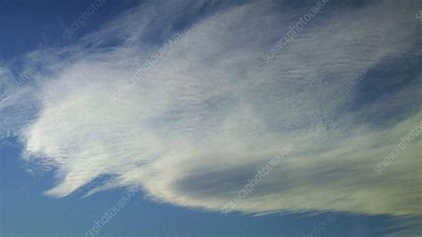 Mountain Wave Clouds Timelapse Stock Video Clip K0035033