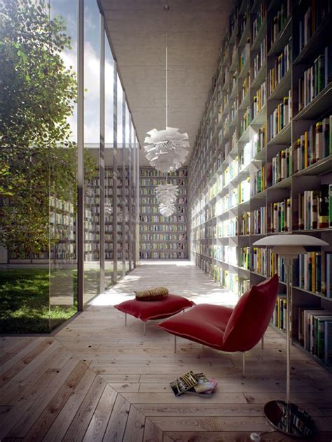 15 Amazing Home Libraries With Nature Elements Obsigen