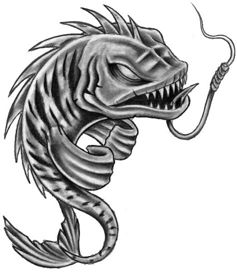 Fish Skeleton Pisces Tattoos Stencil Photo 1 Pisces Tattoos Fish